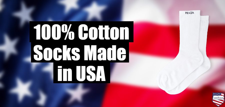 100% Cotton Socks Made in USA - MrAmericanMade.com